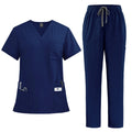 New Hospital Medical Scrub Suits Uniform Women Men Scrubs Set Beauty Work Clothes Nurse Accessories Dental Surgery Suit