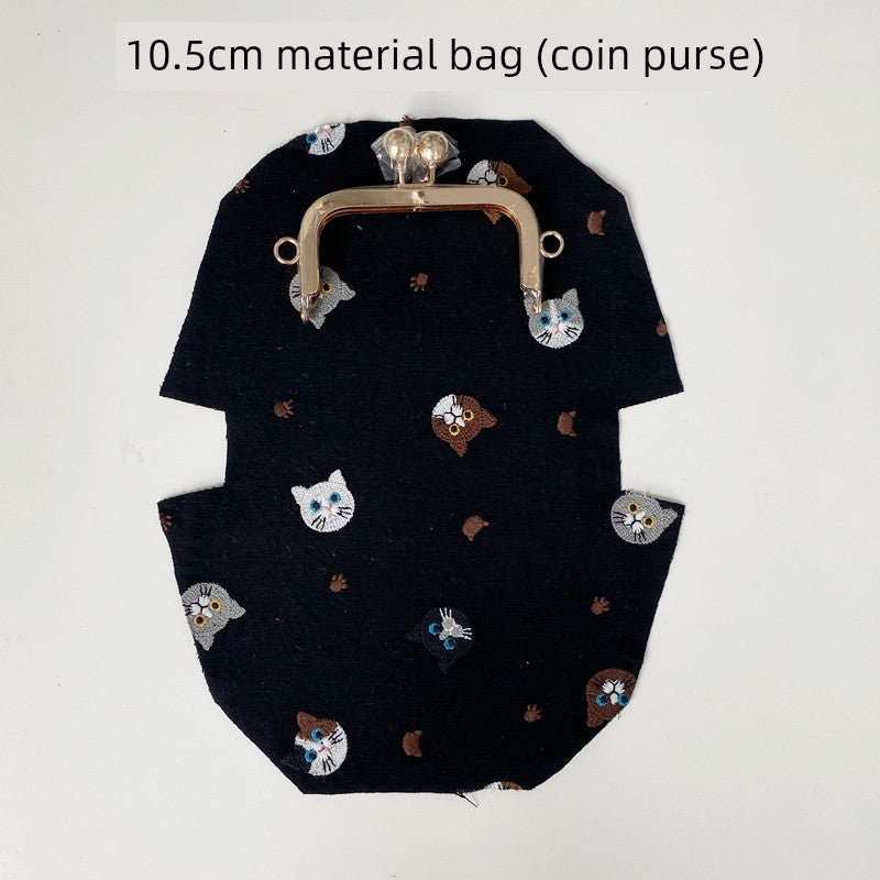 Machine Embroidery Extended Mobile Phone Bag Fabric