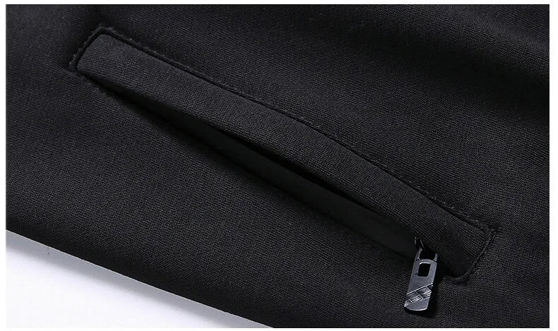 Men Set Large Size 6XL 7XL 8XL Fashion New  Autumn Winter Homme Suit Sweatshirt Sweatpants Men's Set Male Tracksuit Jacket