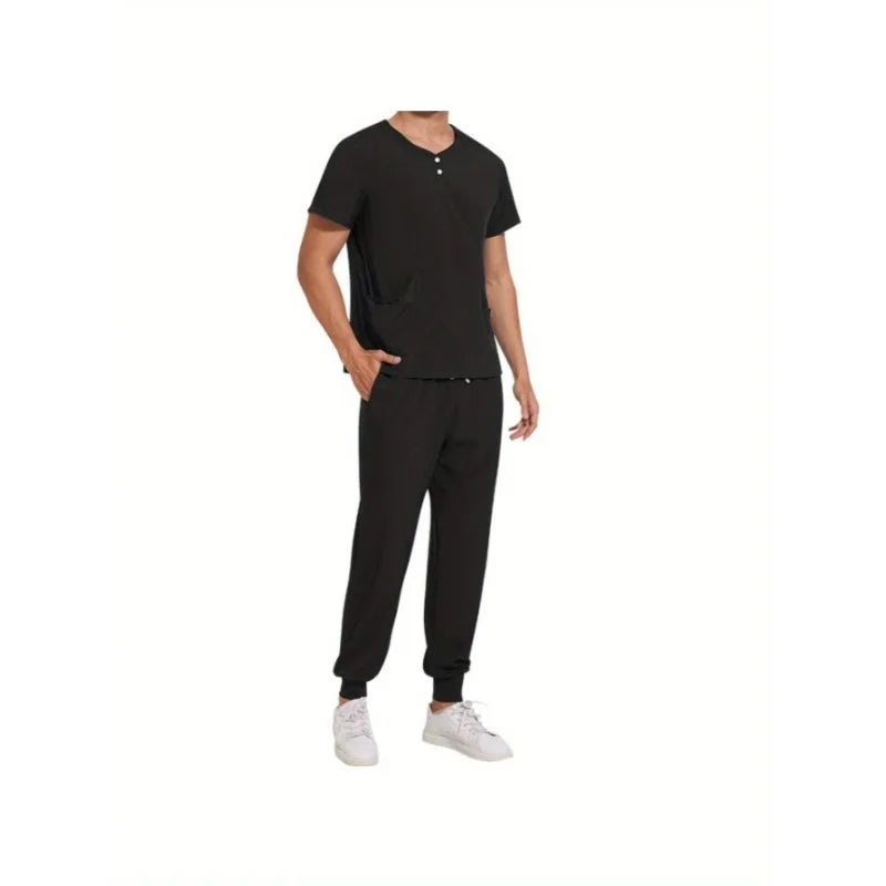Frosted Suit Uniforms for men's Hospital Gowns Pharmacy Beauty Work Clothes