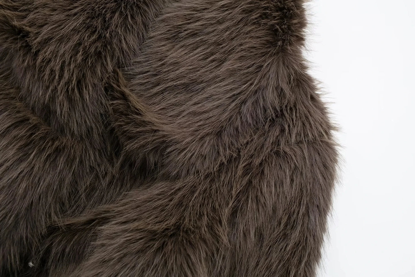 Winter Coats For Women Fashion New Faux Fur Long Sleeves Loose Coat Female Versatile High Street Women's Cardigan