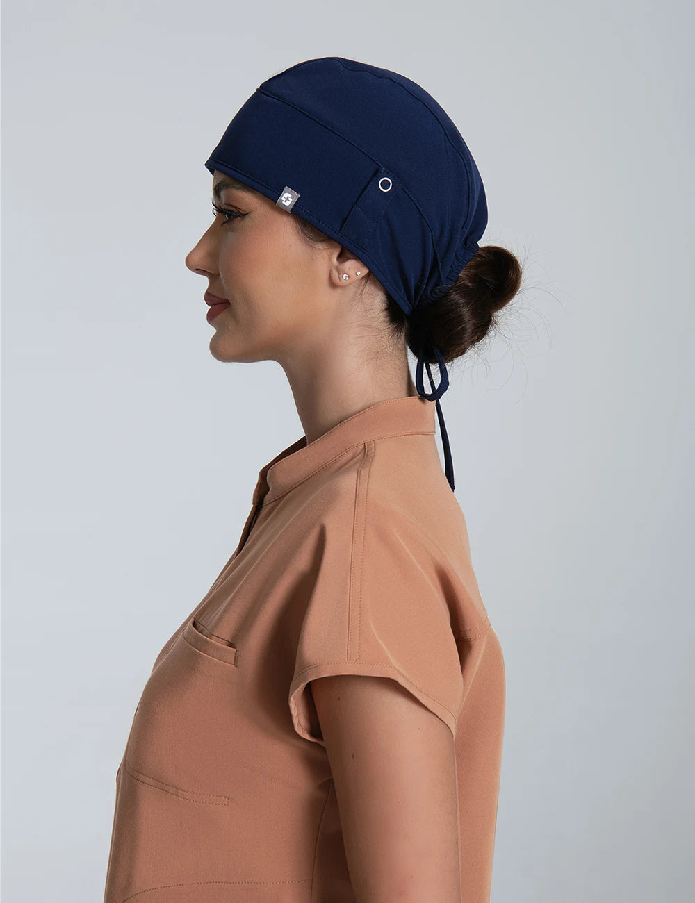 KUNGFU SCRUBS unisex scrubs cap sweat-absorbent surgical cap medical workcap nursing hats with elastic section