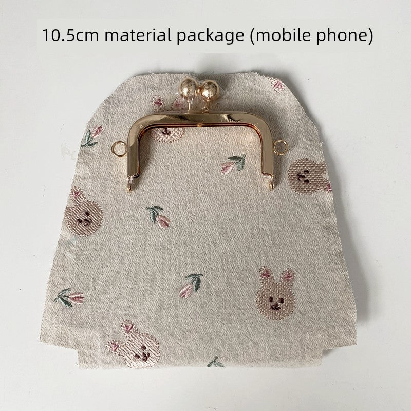 Machine Embroidery Extended Mobile Phone Bag Fabric