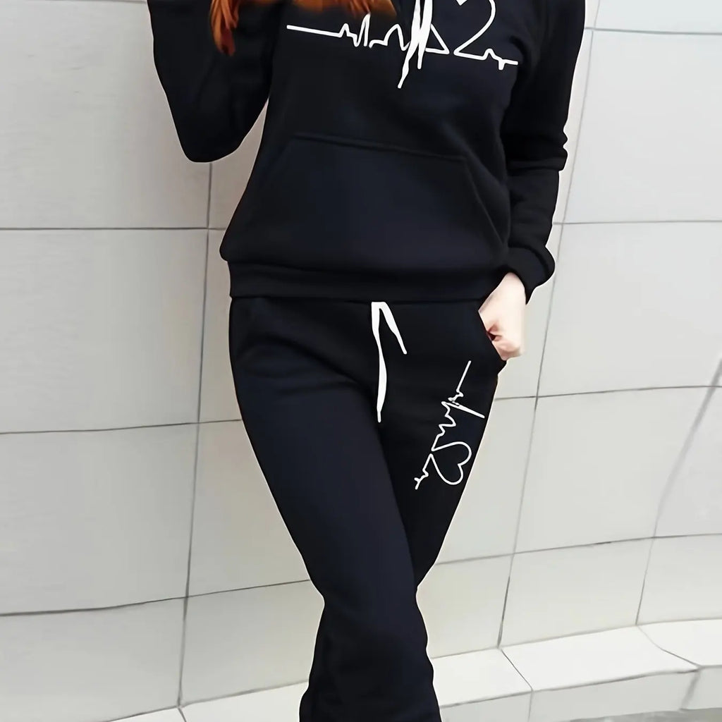 Women Autumn Winter Warm Coat  Set Round Collar Plush Outerwear Female Fashion Streetwear Clothes Hoodies Streetwear Harajuku