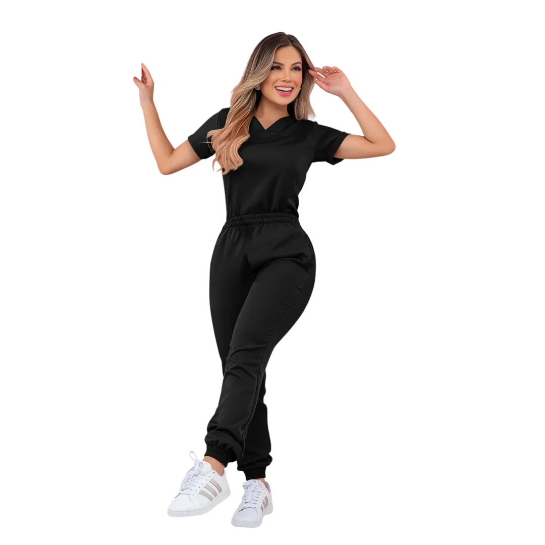 High Quality Scrubs Doctor Medical Center Uniform Comfortable Staff Scrub Suit Ladies Beauty Spa Salon Tunic Top+Pants Workwear