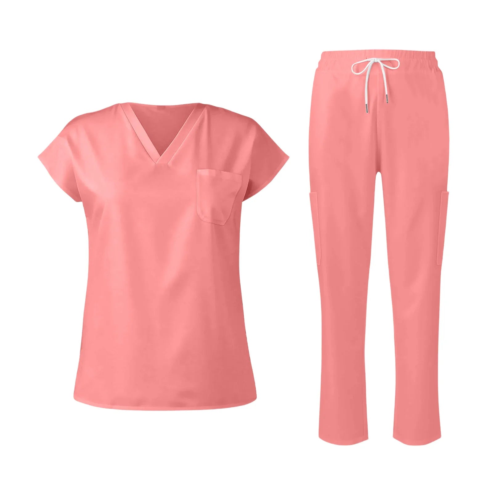 Scrubs Medical Uniform Women and Man Scrubs Set Medical Scrubs Top and Pants