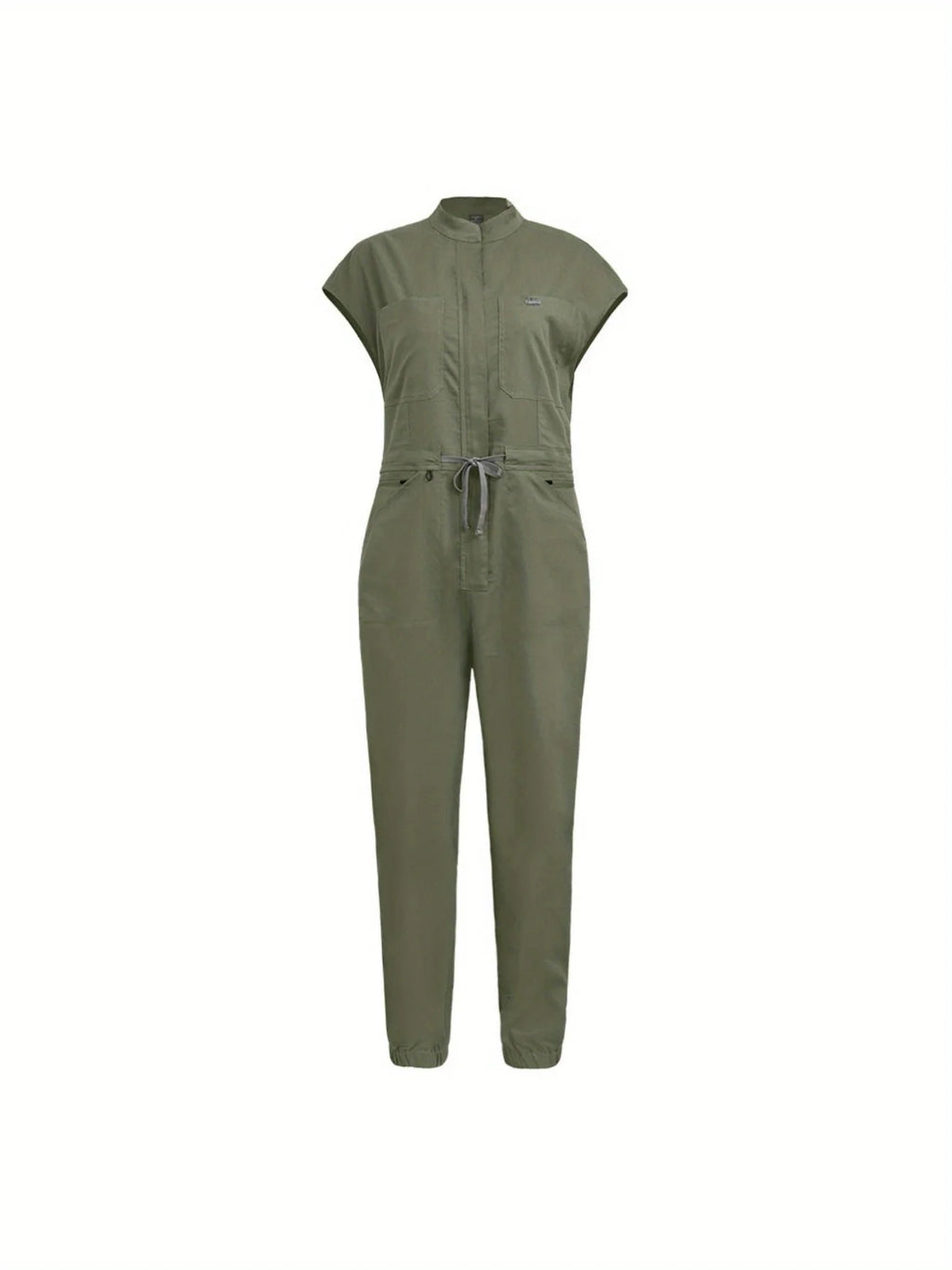 Comprehensive Training Outfit Scrubs Set Uniform Jogger Suit Stretch with Multi Pocket for Esthetician Workwear Jumpsuit