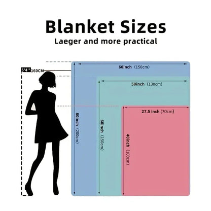 Blue Stitch blanketMulti-purpose blanket suitable for office, living room, bedroom, camping and traveling.