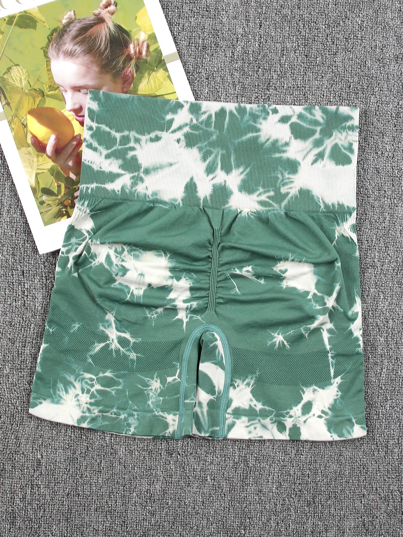 Tie Dye Summer Shorts Woman Fitness Seamless High Waist Sport Shorts Running Outdoors Skinny Shorts Activewear Running Outdoors