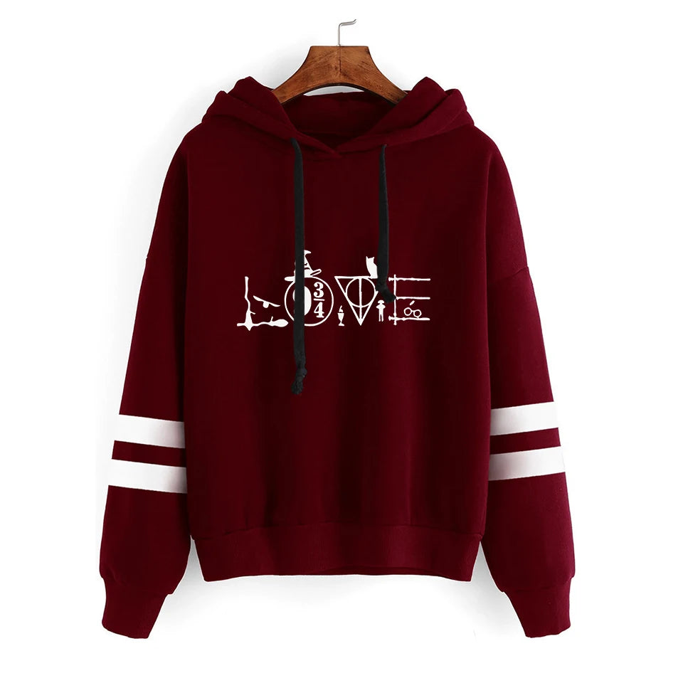 Harrys Glasses Printed Sweatshirt Hoodies Women/Men Casual Harajuku Hoodie Sweatshirts Fashion Fleece Jacket Coat Brand Clothes