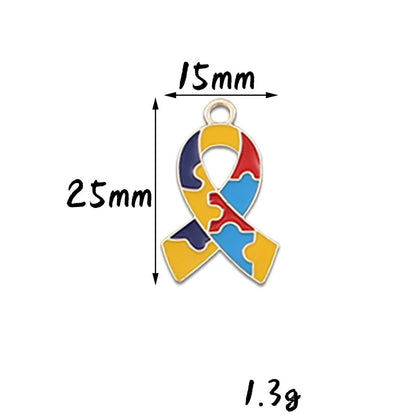 1 Pcs Autism Awareness Pin Autism Pins Lapel Pin Multi Color Autism Puzzle Piece Brooches Pins for Backpacks Sleeves Awareness