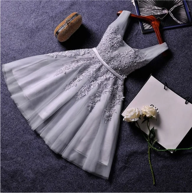 Hot Selling A-line Lace Wedding Dress Short Sleeve Appliques Princess Gown Dresses Party Prom Bridesmaid Dress Vestido De Noiva