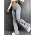 Plus Size 1XL-5XL Women's Sexy V-Waist Yoga Pants  Gym Running Fitness Sports Pant Female High Waist Hip Lifting Flare Trousers