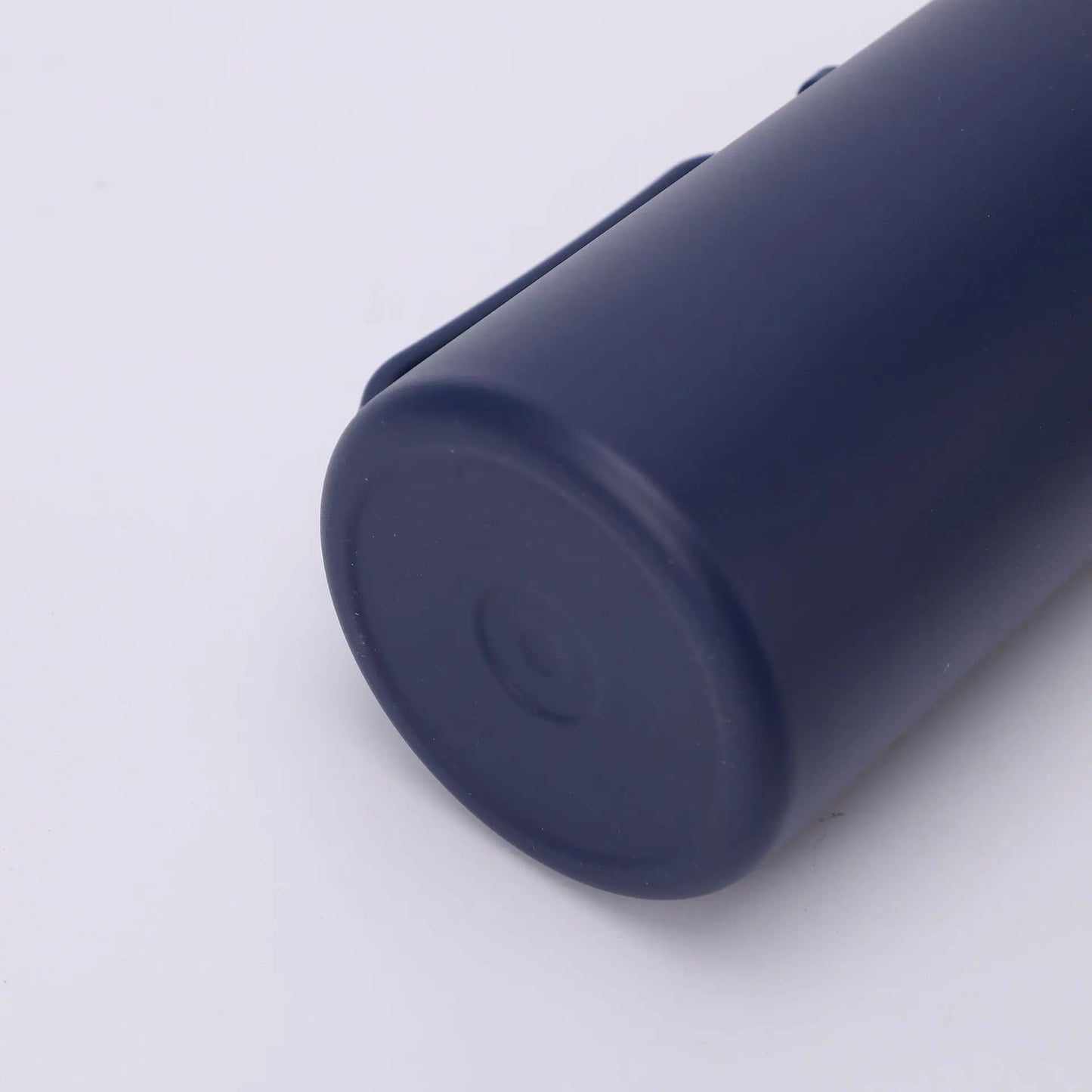 Portable and Simple Car Cup with Spoon Large-capacity Solid-color Handle Cup  Stainless Steel Outdoor Double-layer Insulated Cup