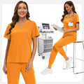 Niaahinn Nurse Surgical Scrub Suit Men Women Unisex Doctor Medical Hospital Uniform Top Jogger Pants Veterinary Nursing Uniforms