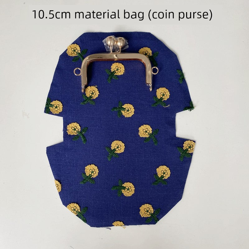 Machine Embroidery Extended Mobile Phone Bag Fabric