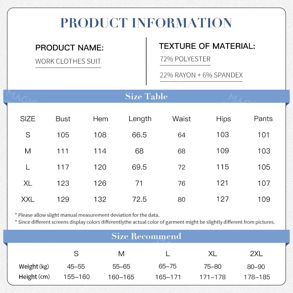 Scrubs Sets Pet Medical Uniforms Clothing Women Nurse Costume Spa Uniforms Surgery Suit Nurse Accessories Doctor Scrubs Workwear