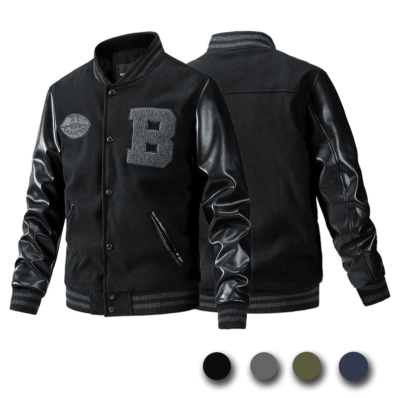 Autumn and Winter Coat Mens Clothes Loose Fashion Baseball Suit Trend Jacket