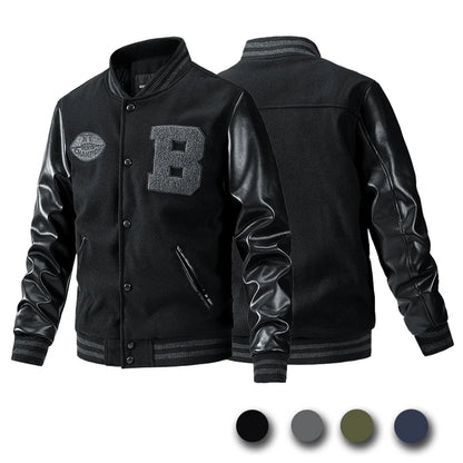 Autumn and Winter Coat Mens Clothes Loose Fashion Baseball Suit Trend Jacket