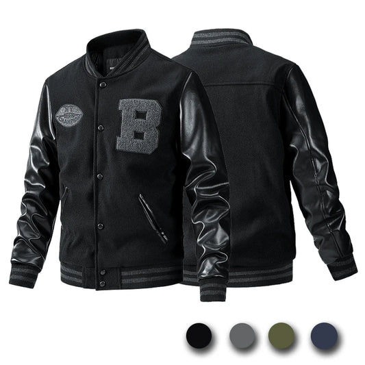Autumn and Winter Coat Mens Clothes Loose Fashion Baseball Suit Trend Jacket