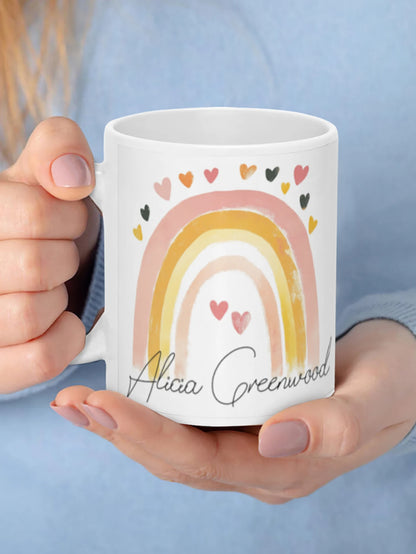 Customized mug with large capacity Personalized cup with picture text name  personalized gift