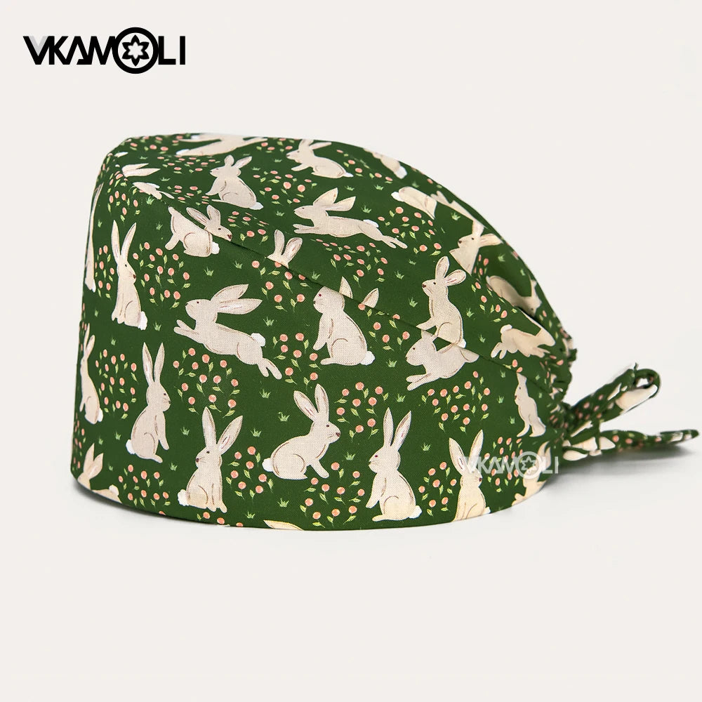 Fashionable and functional nurse accessories High-quality surgical caps for women and man in the medical field scrub cap