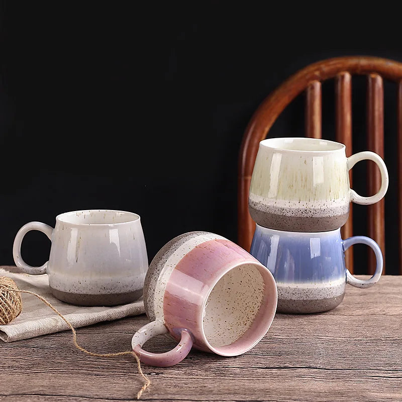 Kiln-changed Glazed Ceramic Cup Simple Household Large Capacity Office Drinking Mug