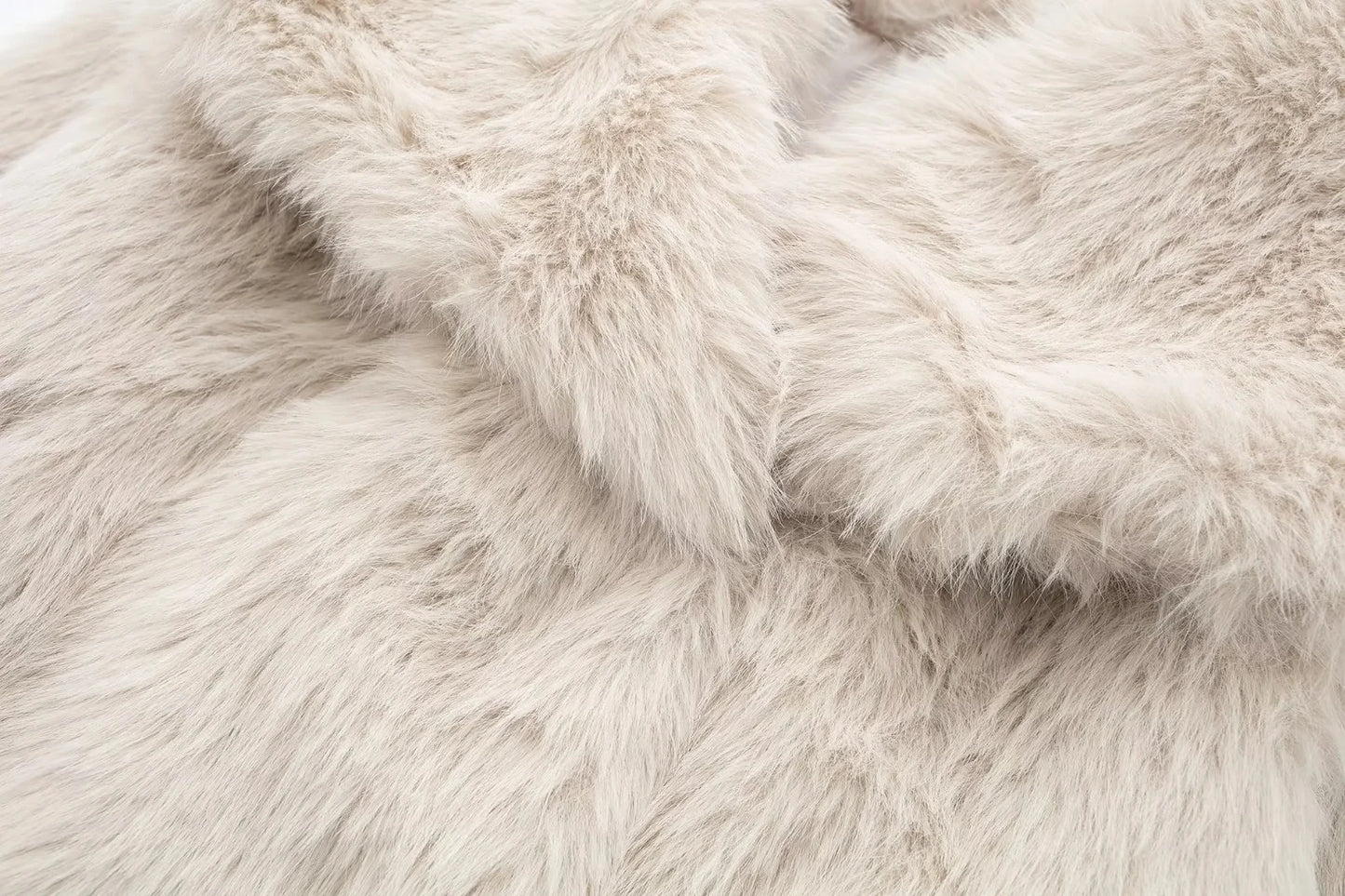 Winter Coats For Women Fashion New Faux Fur Long Sleeves Loose Coat Female Versatile High Street Women's Cardigan