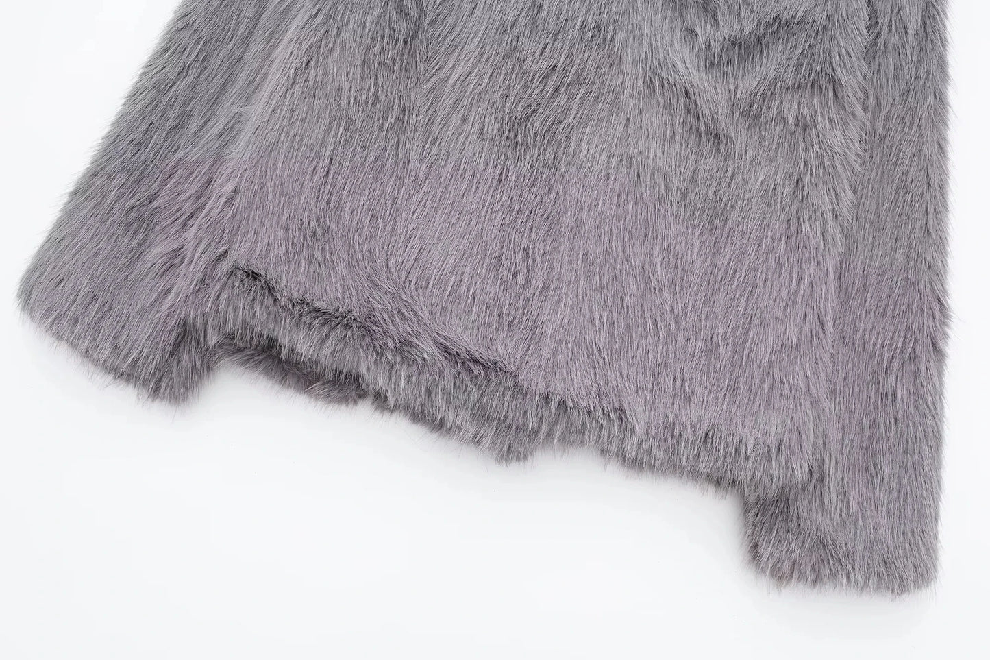 Winter Coats For Women Fashion New Faux Fur Long Sleeves Loose Coat Female Versatile High Street Women's Cardigan