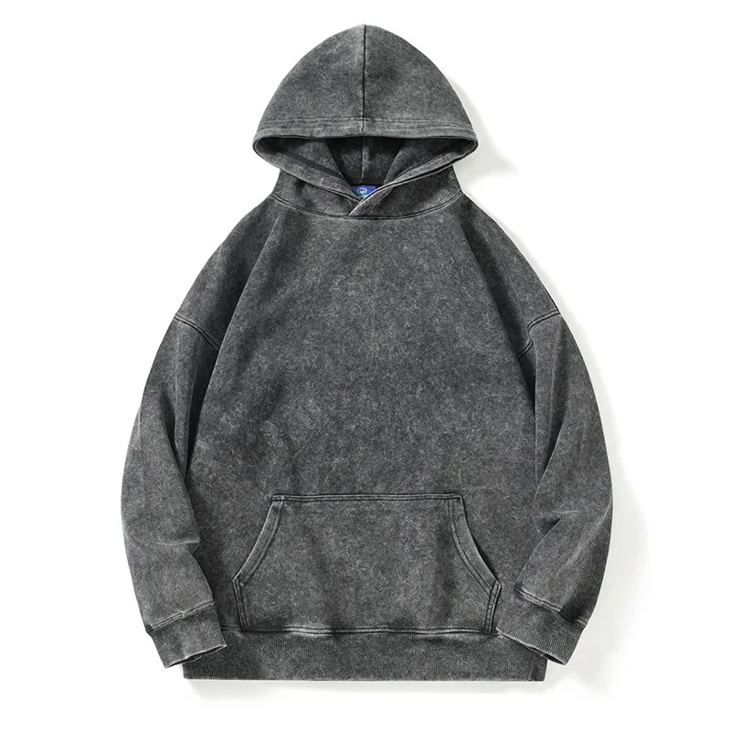 Autumn Winter Vintage Hoody Hoodies Men Hooded Hip Hop Streetwear Sweatshirts Couple Sports Solid Casual Sweatshirt Hoodie