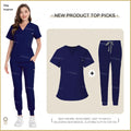 New Nurse Uniforms Women Men Casual Jogger Pants Set Pharmacy Work Clothes Medical Hospital Doctor Nursing Uniform High-end Suit