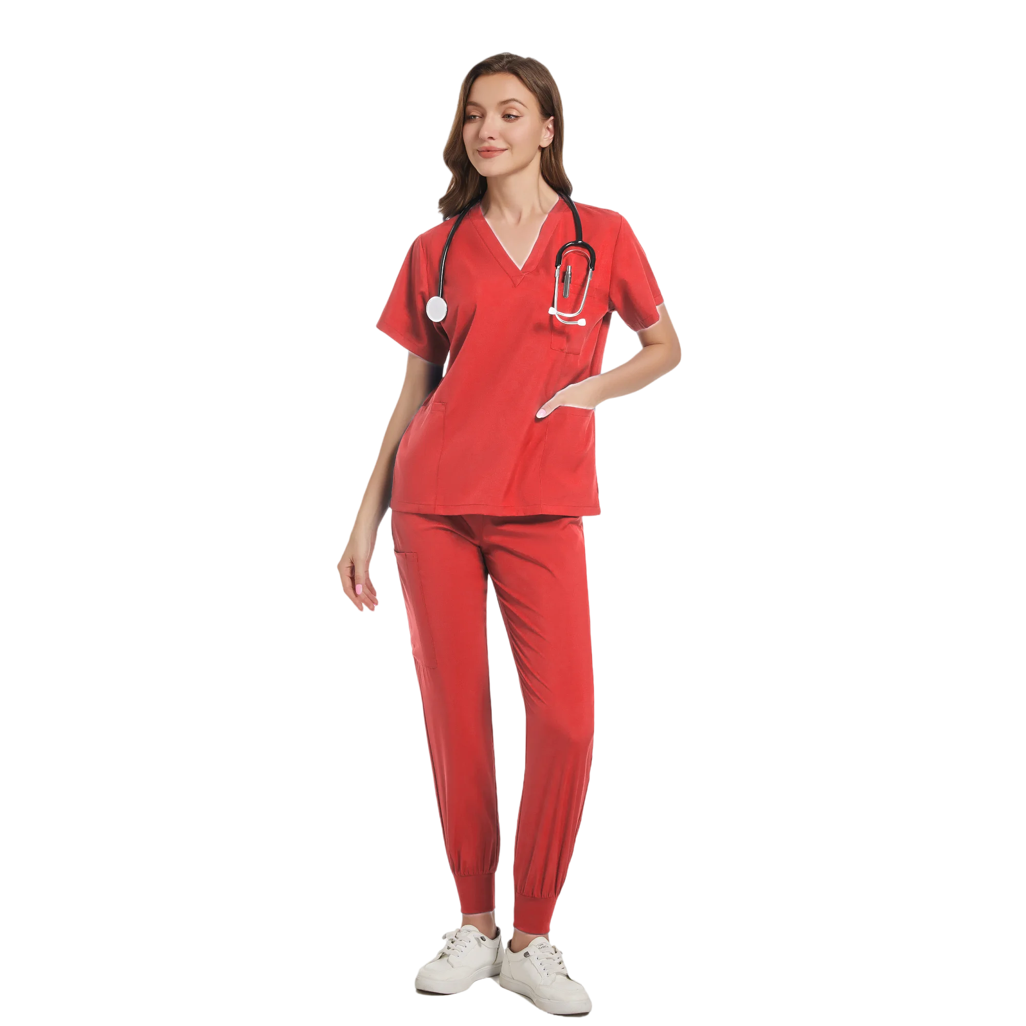 Women Scrub Set Surgical Nursing Scrub Sets Hospital Uniform Medical Factory Wholesale Uniforms Womens Custom Scrubs