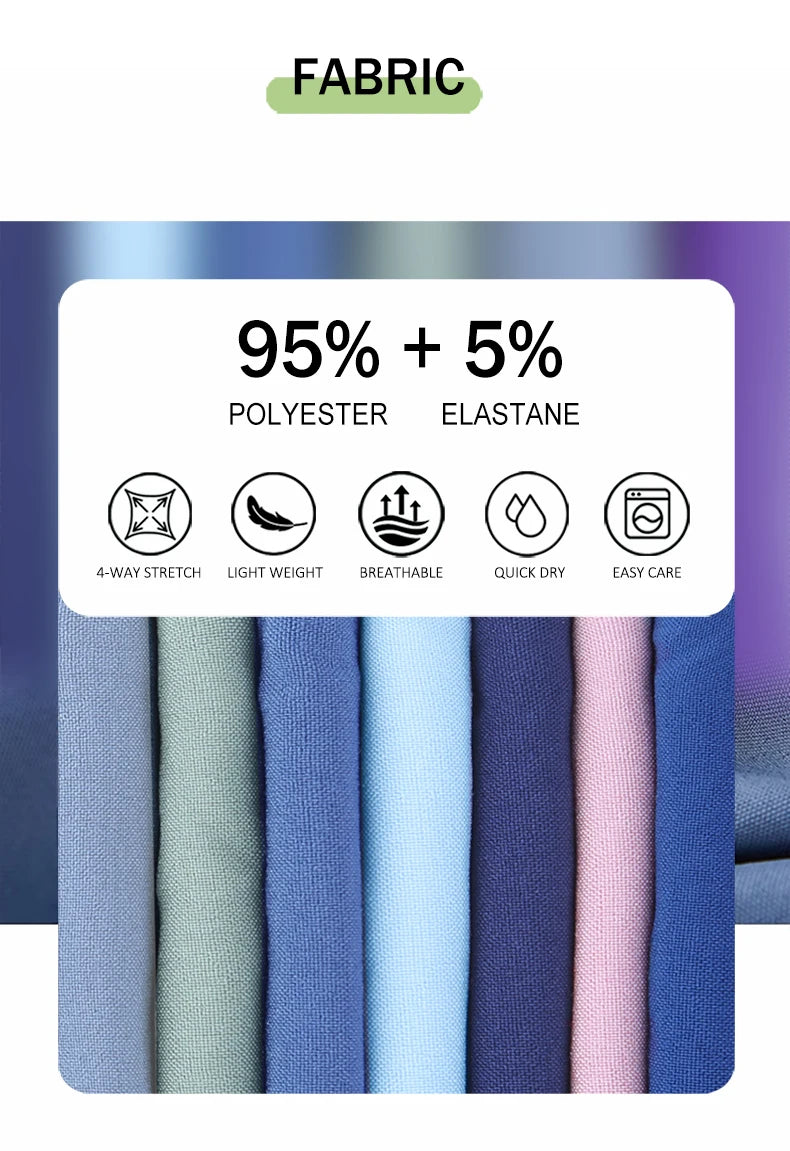 Short Sleeves Nurse Uniforms V-neck Top Jogger Pants  Women Surgical Scrubs Dentist Nursing Suit Pet Hospital Doctor Outfit S21