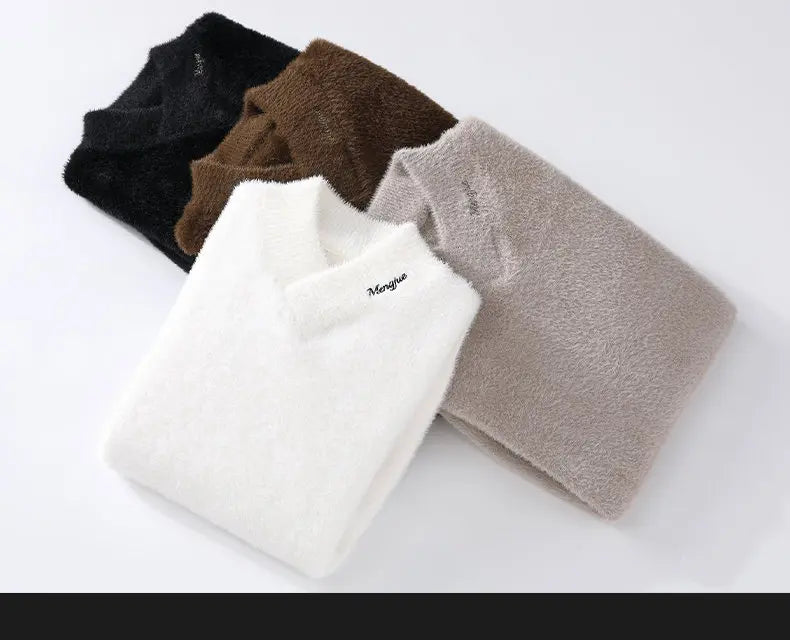 Sweaters men winter style mens warm sweater V-neck men sweaters autumn Men's wool pullovers men full size M-XXXL