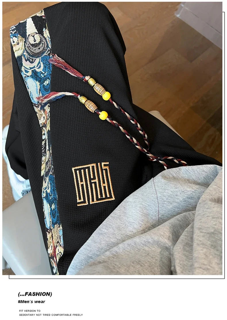 Plus Size Men's Jogger Pants Drawstring Elastic Sport Trouser Male Loose Trendy Streetwear Sweatpant Big Large 8XL Spring Summer