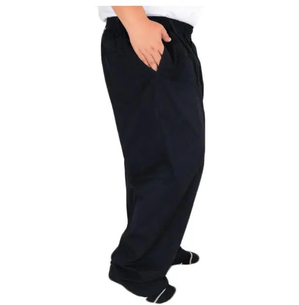 Plus size 8XL 11XL 13xl middle-aged men's summer thin elastic band high waist cotton casual trousers Dad oversize 9XL 8XL 7XL