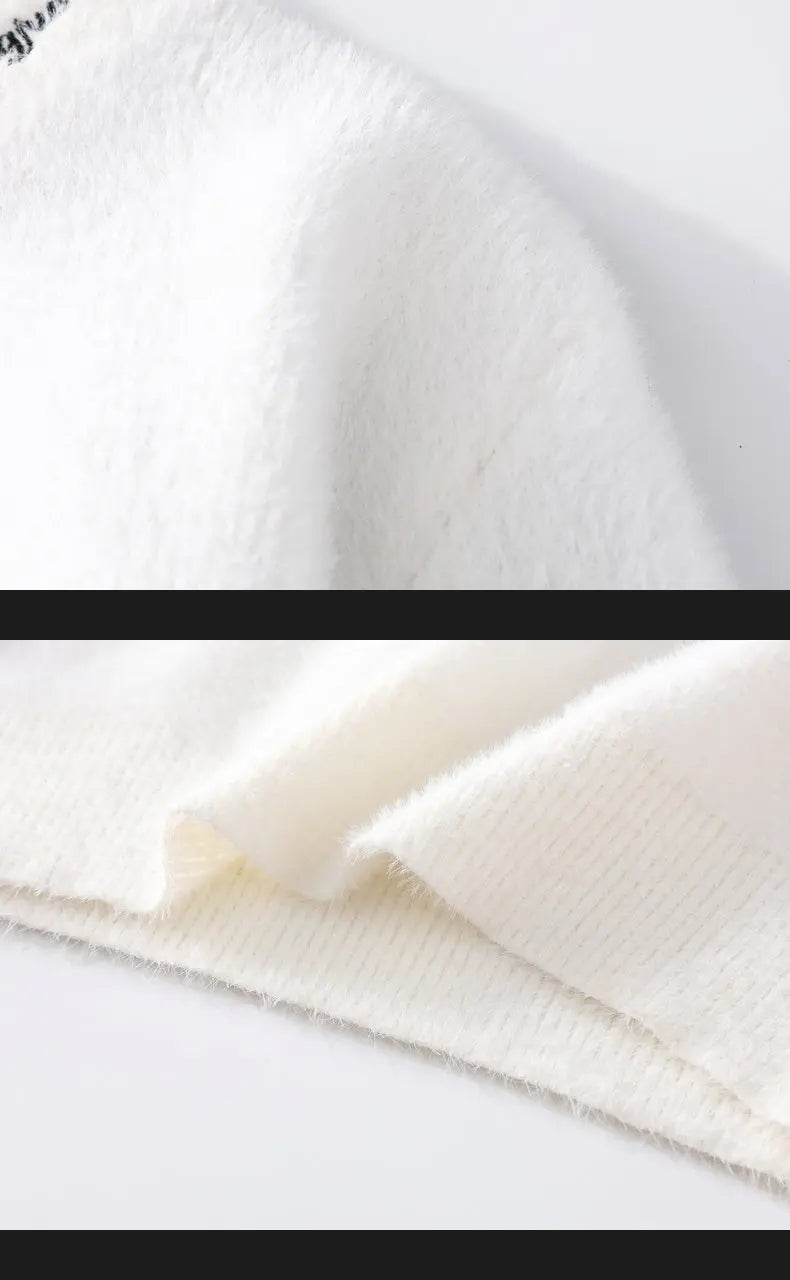 Sweaters men winter style mens warm sweater V-neck men sweaters autumn Men's wool pullovers men full size M-XXXL