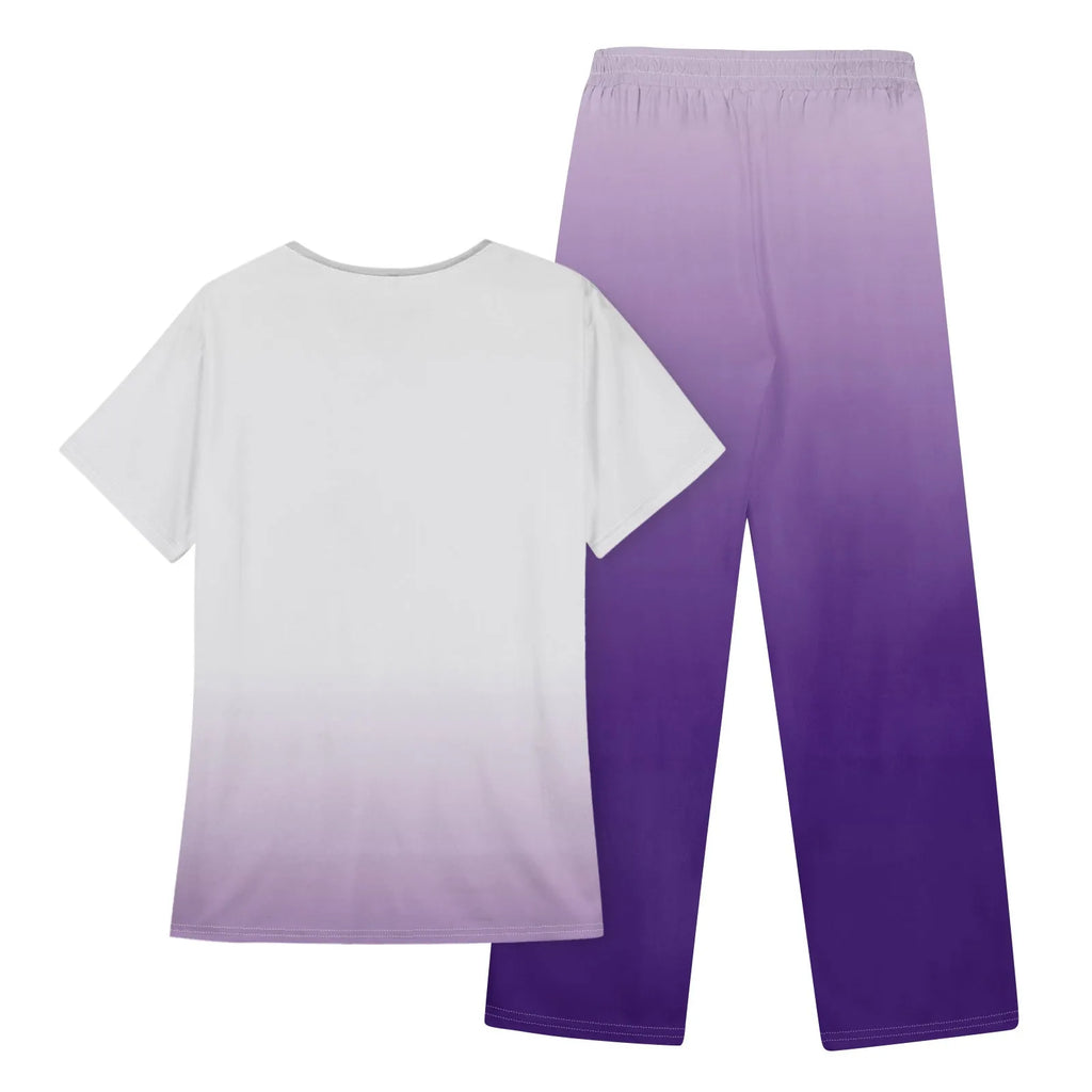 Women Medical Uniforms Slim Fit Scrubs Sets Tops Straight Pant Nurses Accessories Dental Clinic Beauty Salon Workwear Clothes