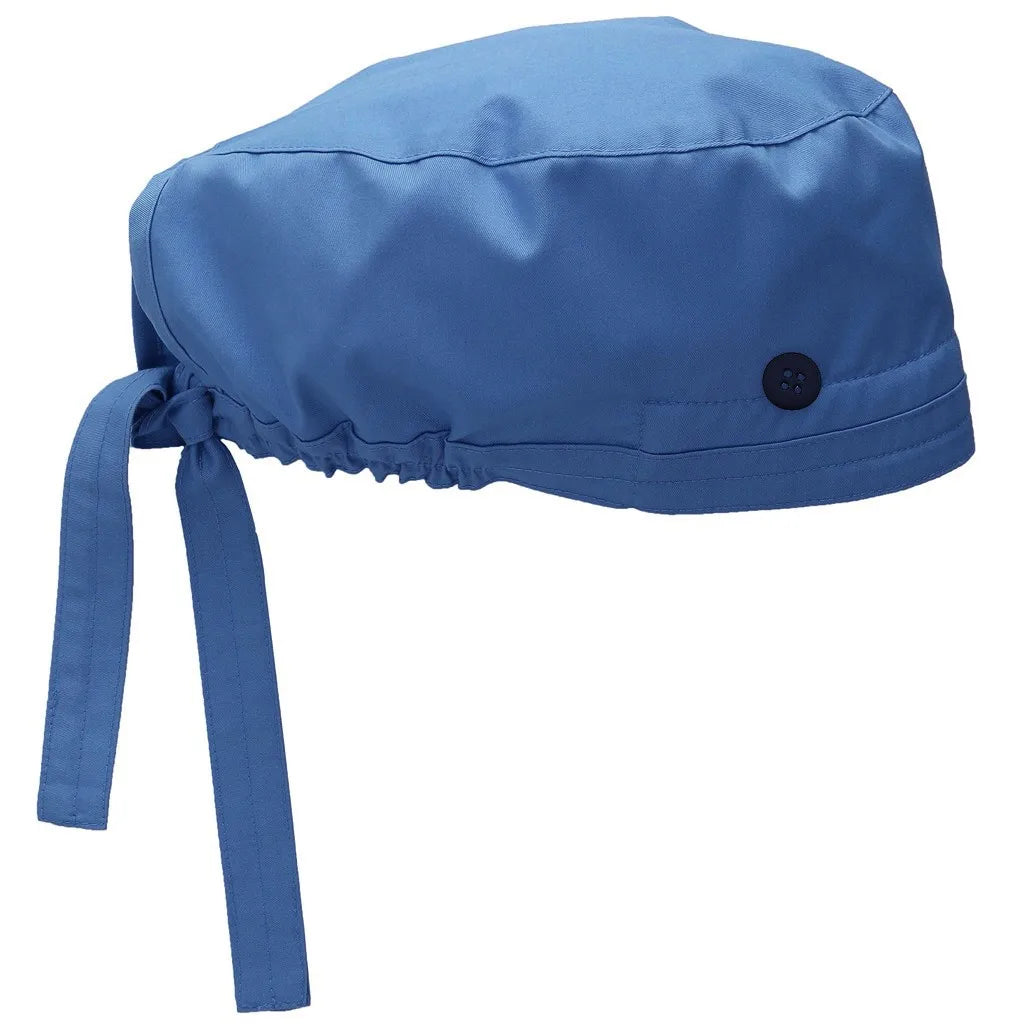 Solid Color Scrubs Caps With Button Pet Grooming Agency Work Scrubs Beauty Work Hats Lab Nursing Scrubs Cap Gorro Enfermera