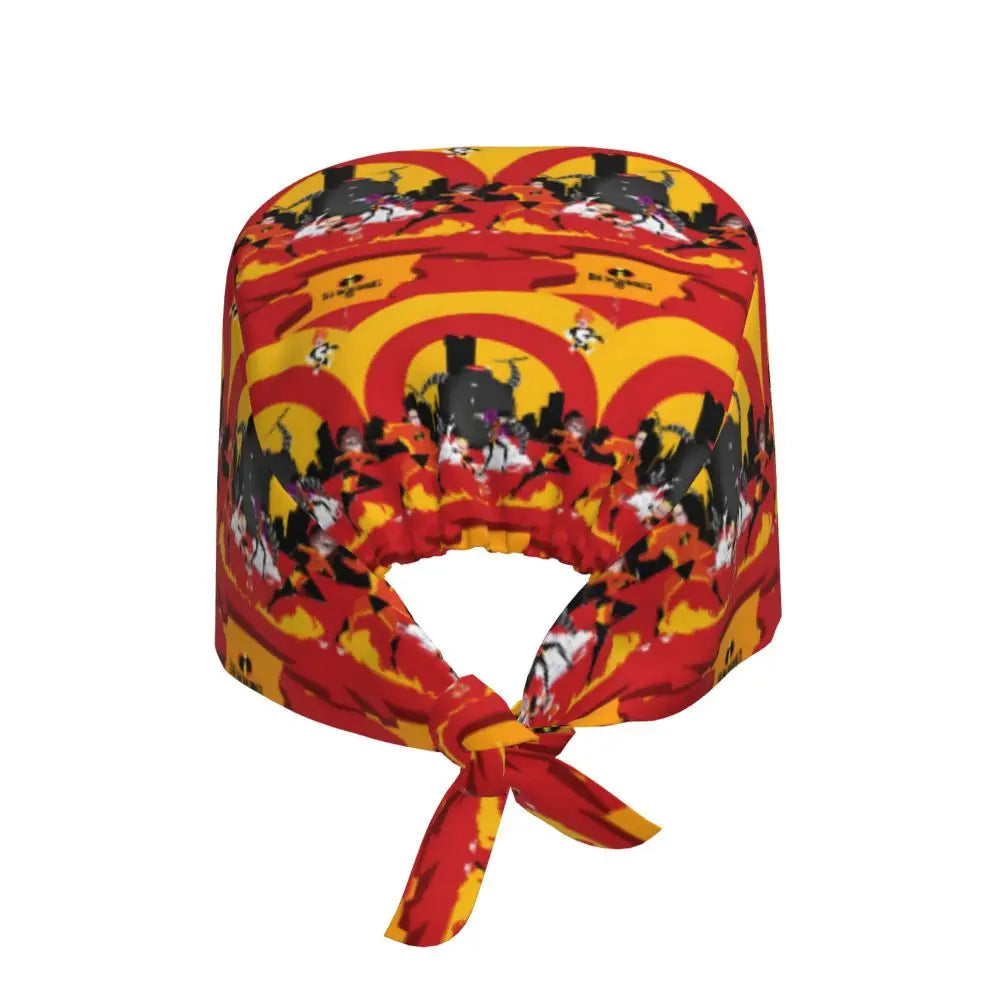 Custom The Incredibles Medical Staff Scrubs Hat Men Women Superhero Anime Doctor Nursing Surgical Cap Scrub Caps