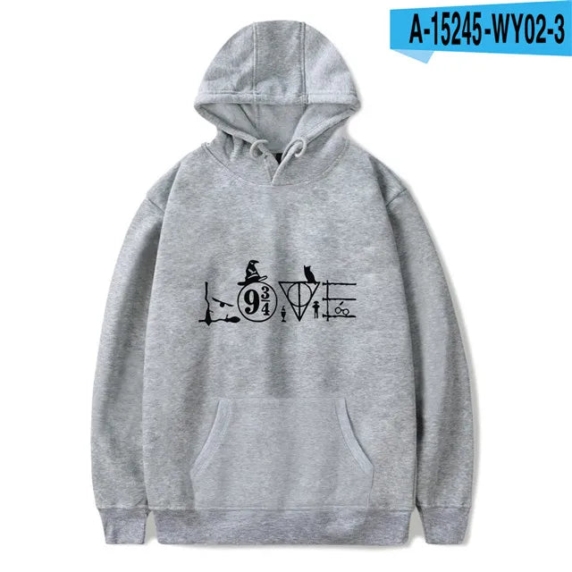 Harrys Glasses Printed Sweatshirt Hoodies Women/Men Casual Harajuku Hoodie Sweatshirts Fashion Fleece Jacket Coat Brand Clothes