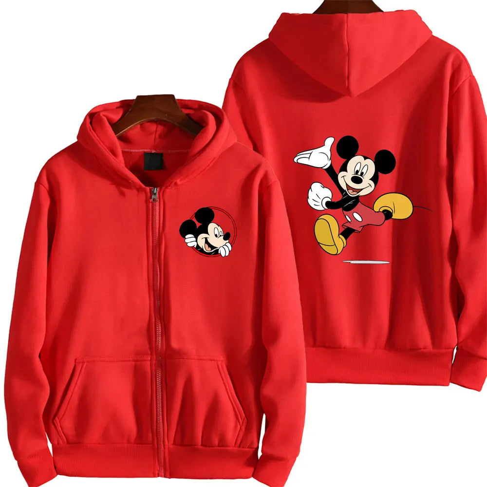 Womens Disney Mickey Mouse Graphic Sweatshirt All Items Buy 1 Authentic and Free Shipping Clothes Y2K Woman Winter Hoodie Jacket
