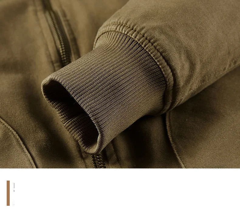 Winter Bomber Jacket 100% Cotton Hooded Warm Thick Overcoat Quilted Cotton Padded Tactical New Parkas Thermal Parkas Coats