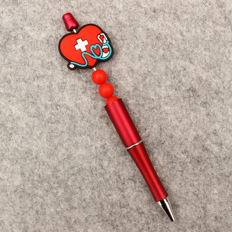 Cartoon Nurse Uniform Style DIY Ballpoint Pen School Hospital Student Nurse Ball Pen