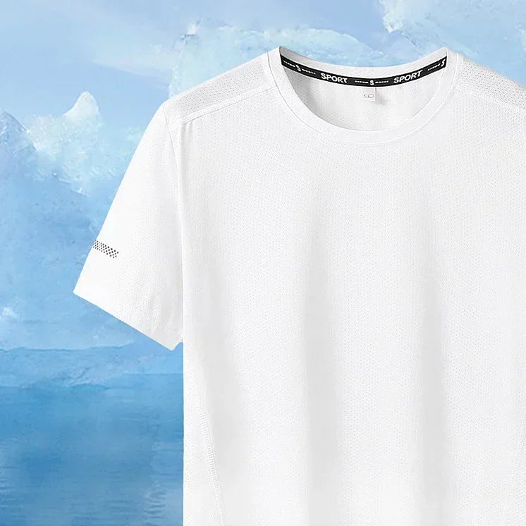 Plus Size T-shirt for Men 6XL/7XL Summer Quick Drying Tees Oversized Round Neck Short Sleeve T-shirt Big Size 110-175kg