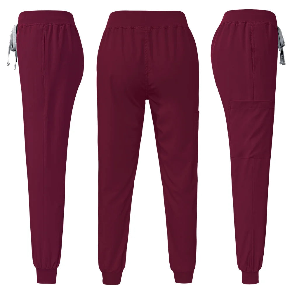 Slim Fit Medical Scrubs Uniform Women Scrub Sets Nursing Accessories Hospital Surgery Gowns Dental Clinic Beauty Salon Workwear