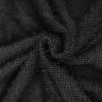 Women Winter Sweater Knit Crewneck Warm Long Sleeve O-Neck Casual Sweatshirts Dress Solid Color Oversized Basic Ladies Cloth