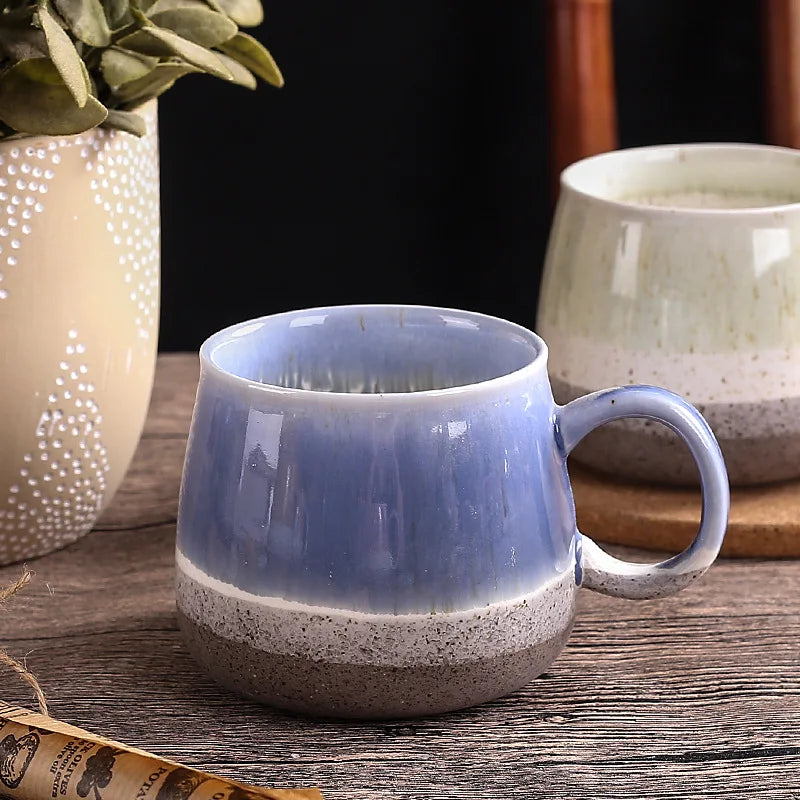 Kiln-changed Glazed Ceramic Cup Simple Household Large Capacity Office Drinking Mug
