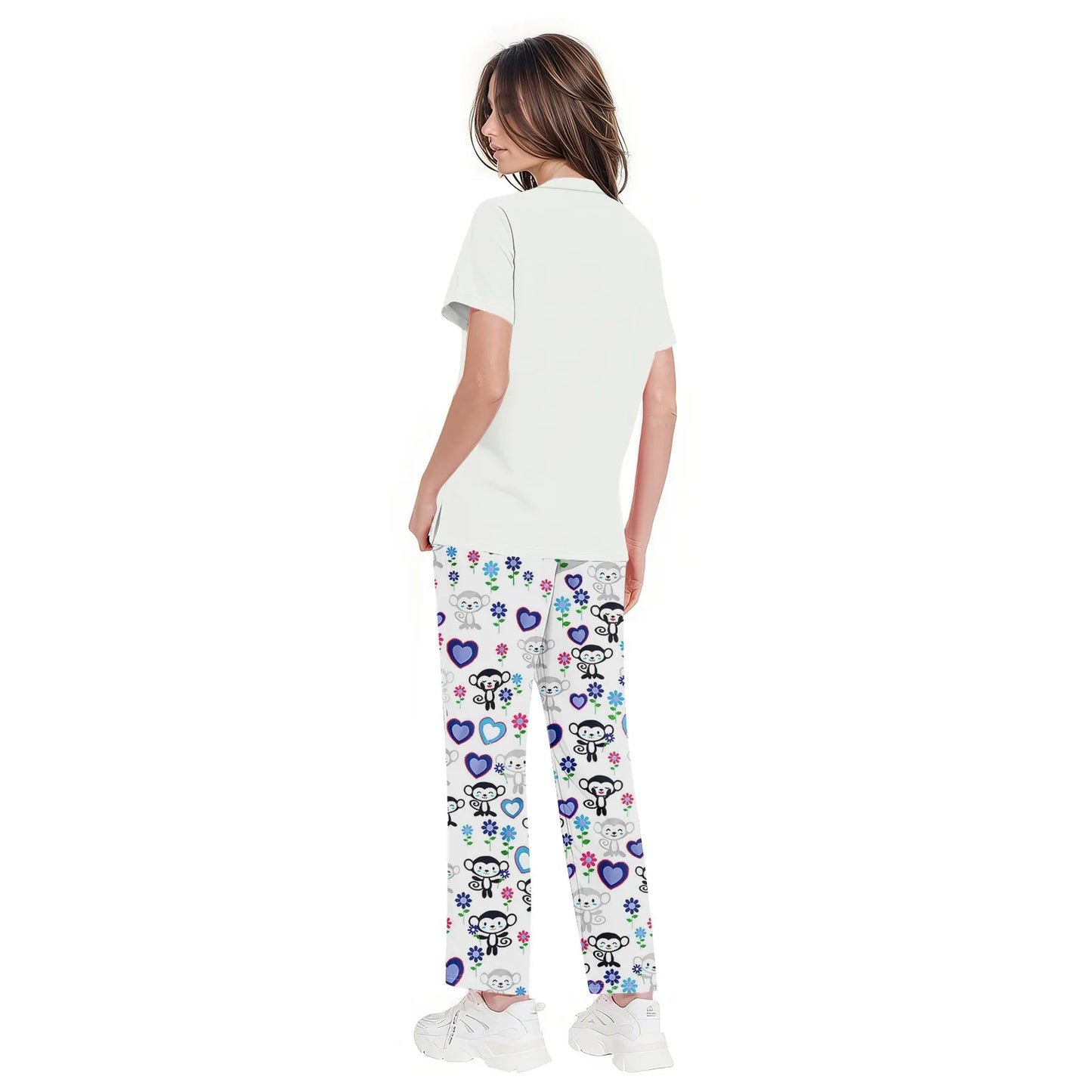 Unisex Medical Uniforms Men Women Nursing Clothes Beauty Costume Nurse Scrubs Sets Doctor Dentist Workwear Clinical Tops Pants