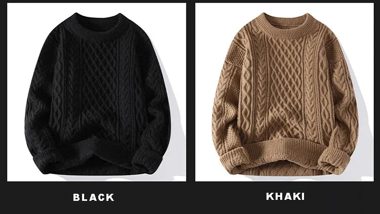 Brand Christmas Sweaters Men Crewneck Sweater Men Pullover Jumpers Fashion Clothing Autumn Winter Tops Male Knitted Sweatshirts